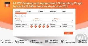 Bookly PRO - Appointment Booking and Scheduling Software System