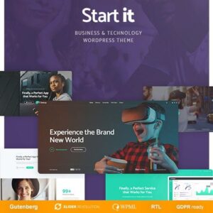 Start It - Technology & Startup WordPress Theme